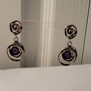 ❤ 925-SILVER VINTAGE EARRINGS ISRAEL